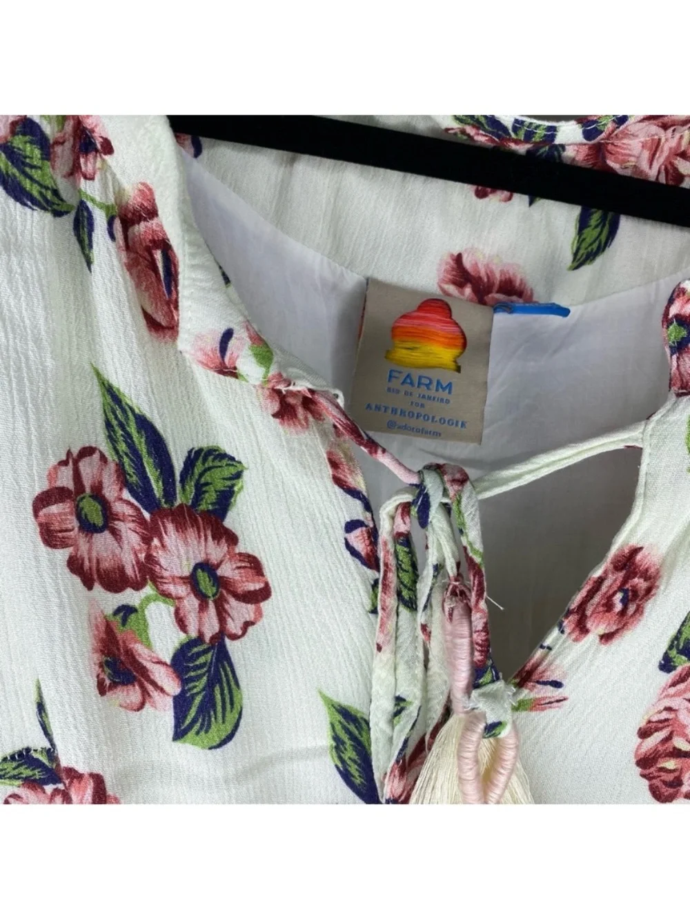 Anthropologie Farm Rio Anabela Floral
Smocked Mini Dress - Picture 7 of 9